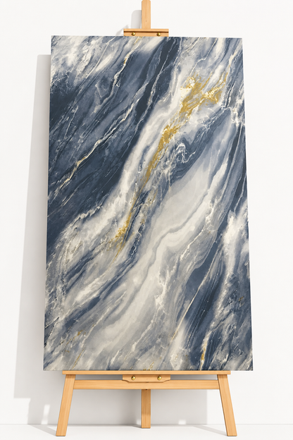 30x60 Cm Beyaz Mermer Desenli Kendinden Yapışkanlı  Duvar Paneli