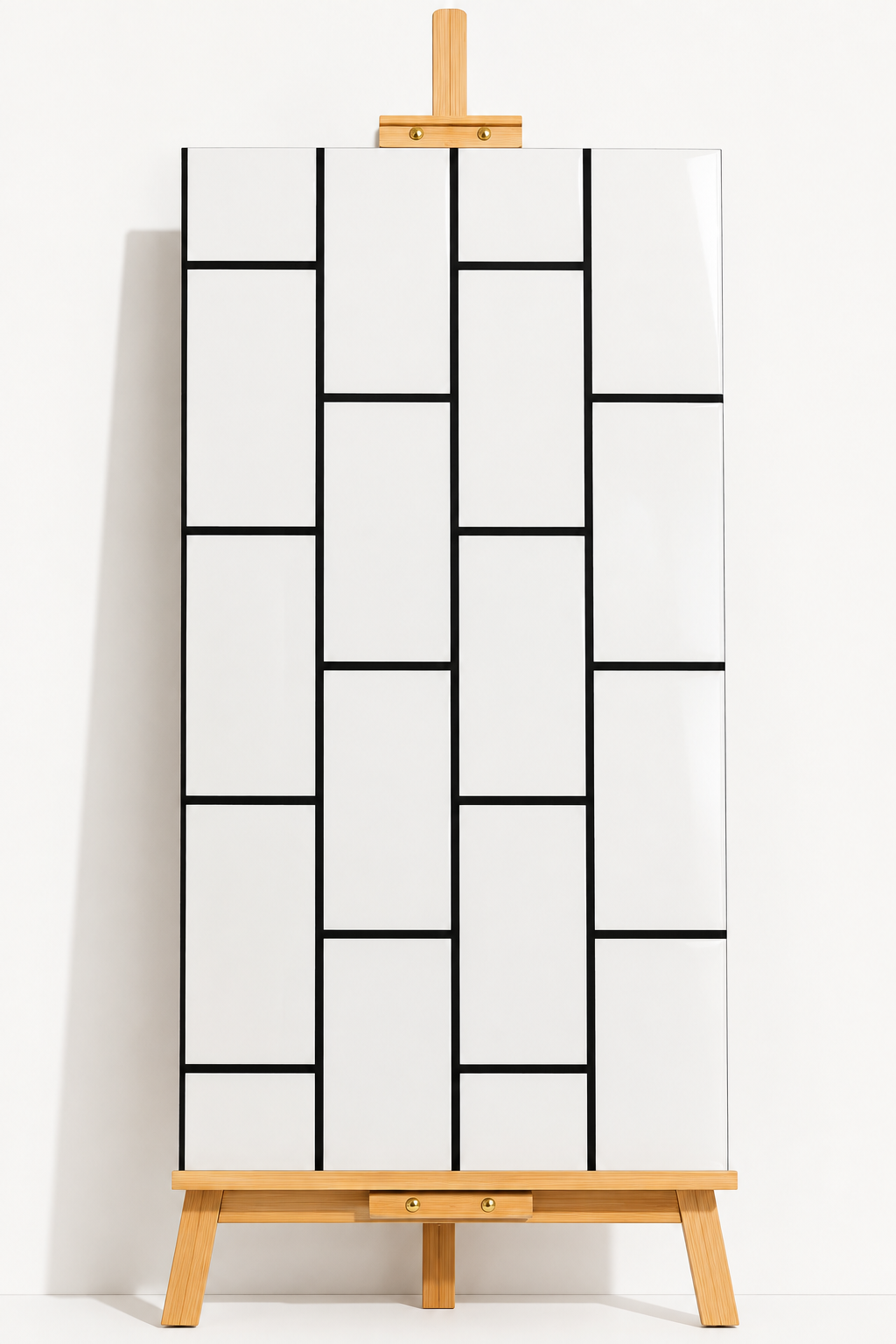 30x60 Cm Beyaz Mermer Desenli Kendinden Yapışkanlı  Duvar Paneli